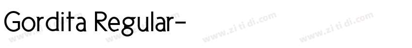 Gordita Regular字体转换